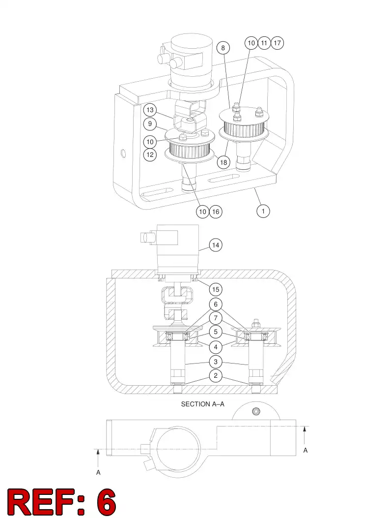 55077300 550 773 00 COVER - Sandvik Technical Drawing