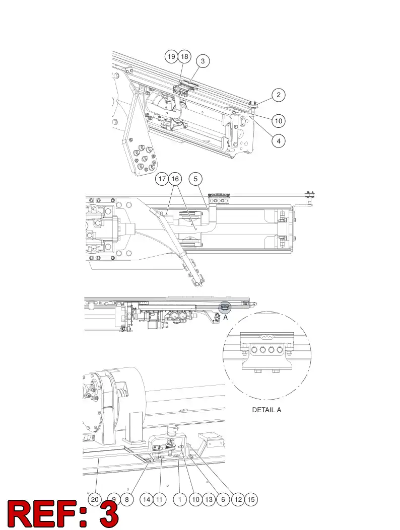 55077309 550 773 09 CLAMP - Sandvik Technical Drawing