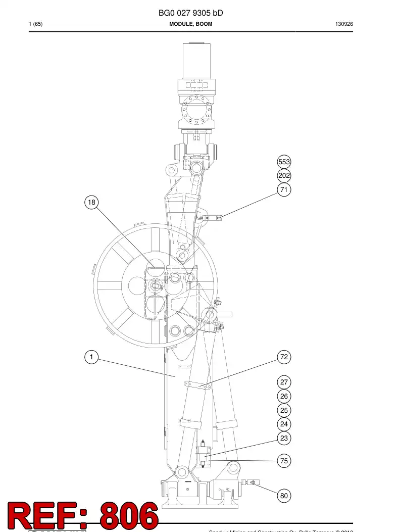 55078291c 550 782 91c Schematic, Greasing - Sandvik Technical Drawing