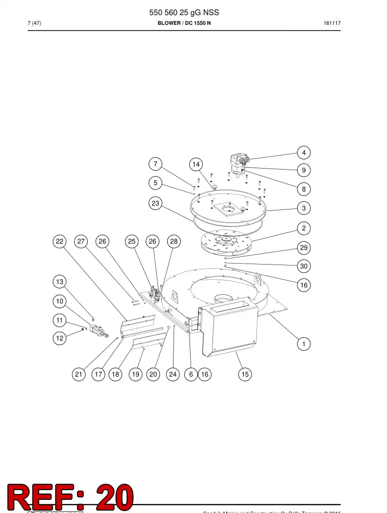 55078390a 550 783 90a Bush, Plain, Lubricated - Sandvik Technical Drawing
