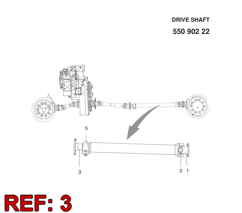 55078424 550 784 24 FLANGE - Sandvik Technical Drawing