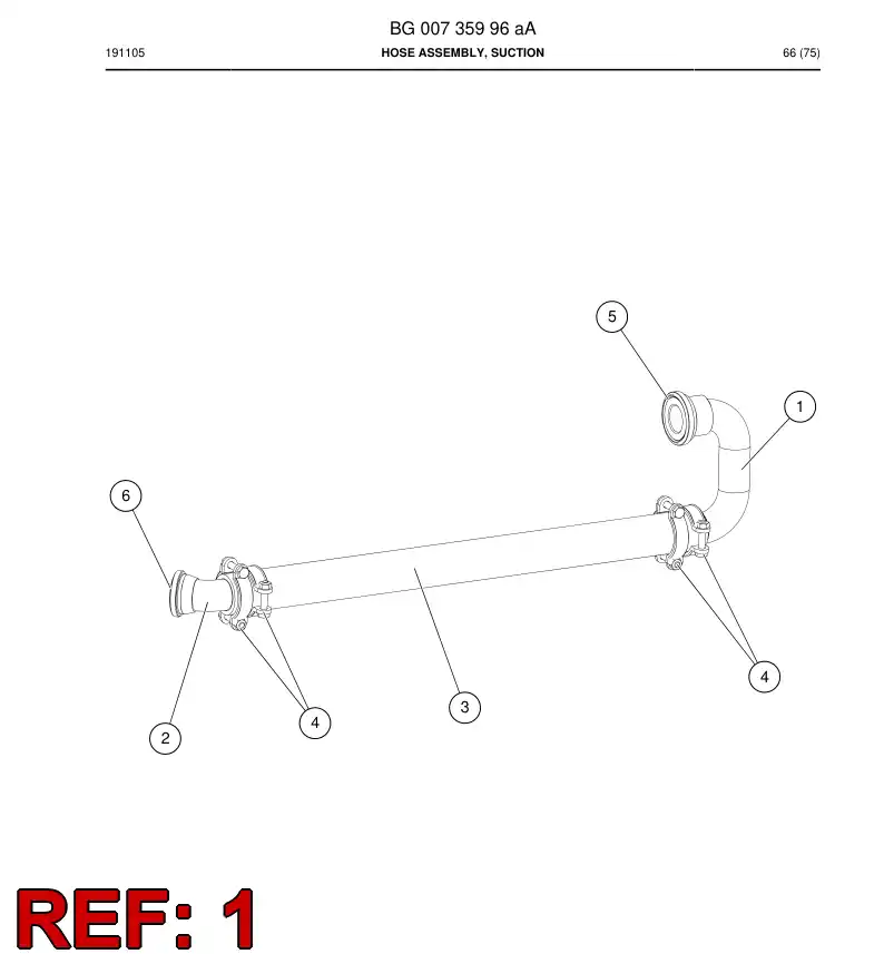 55078673b 550 786 73b Split flange fitting-180deg - Sandvik Technical Drawing