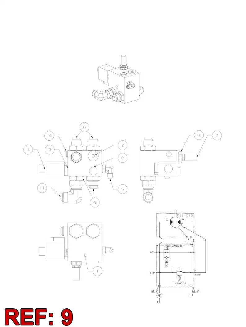 55078799 550 787 99 PLUG - Sandvik Technical Drawing