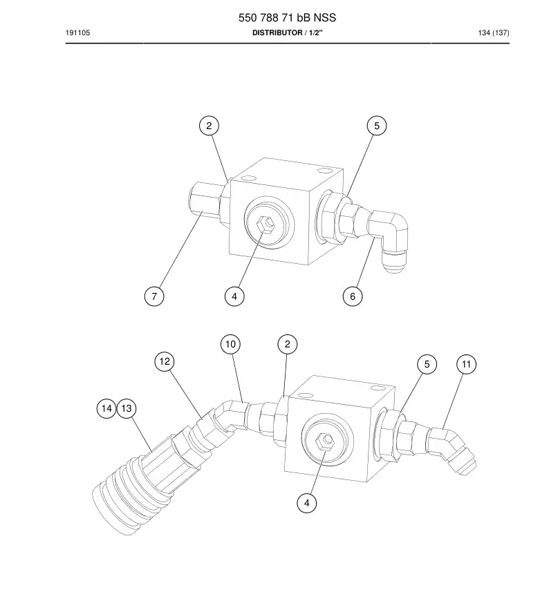 55078871b 550 788 71b Distributor - Sandvik Technical Drawing