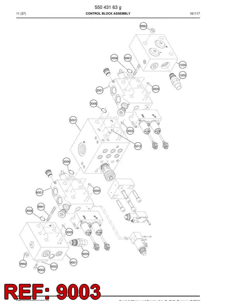 55079230 550 792 30 Screw - Sandvik Technical Drawing