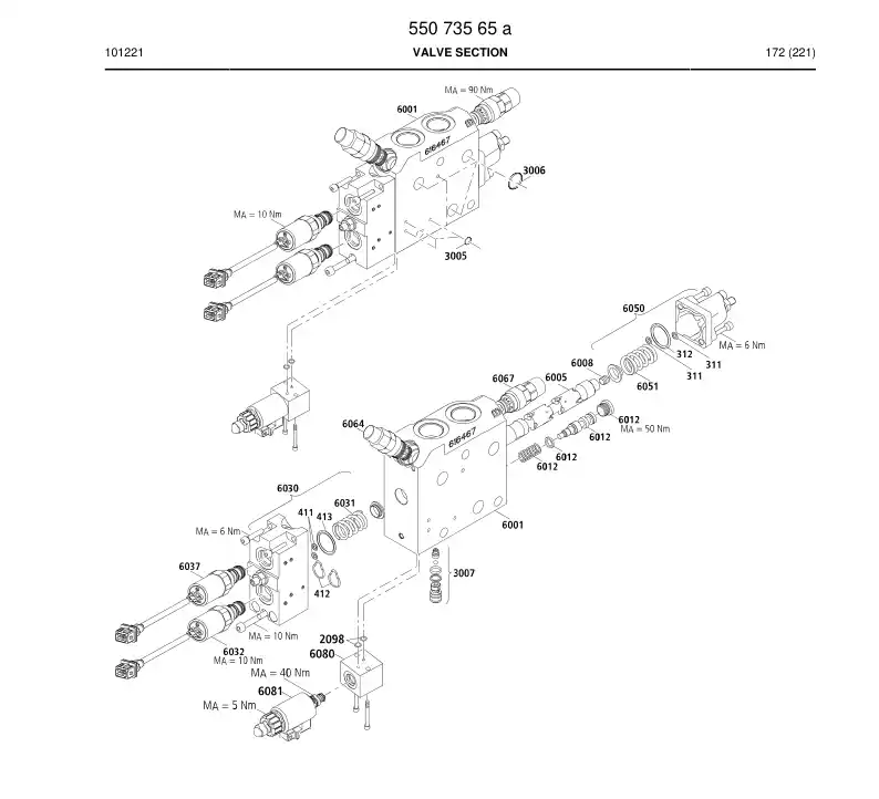 55079322 550 793 22 Spool - Sandvik Technical Drawing