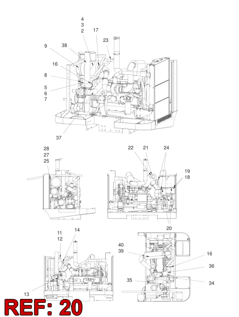 55079891 550 798 91 HOSE ASSEMBLY - Sandvik Technical Drawing