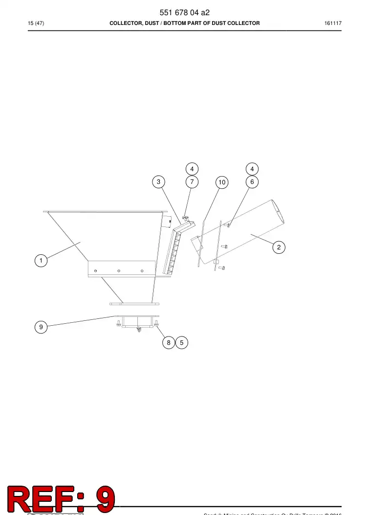 55079923 550 799 23 Pipe - Sandvik Technical Drawing