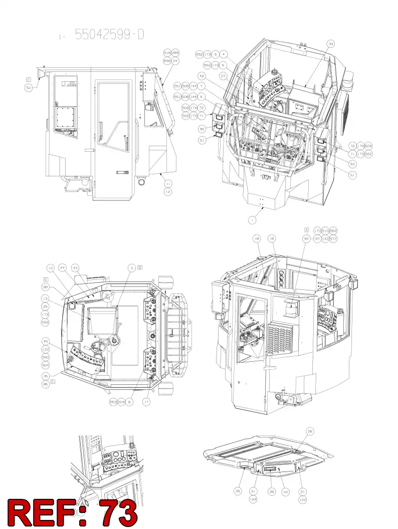 55080380 550 803 80 EXTENSION BLOCK - Sandvik Technical Drawing