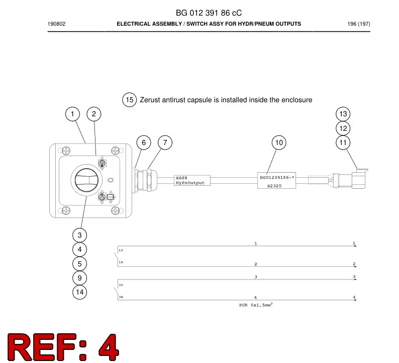 55080512a 550 805 12a Adapter - Sandvik Technical Drawing