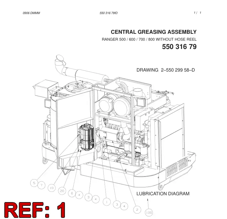 55080603 550 806 03 Holder - Sandvik Technical Drawing