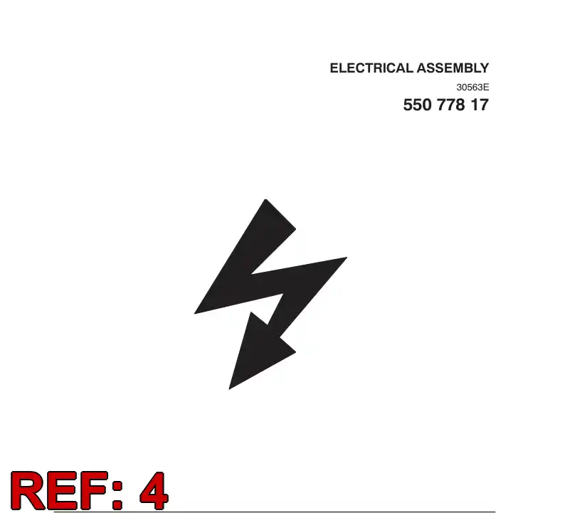 55080672 550 806 72 CABLE ASSEMBLY - Sandvik Technical Drawing