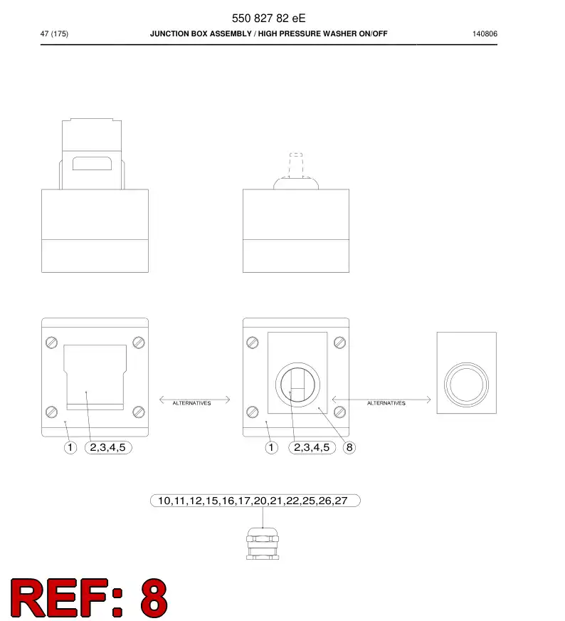 55080686a 550 806 86a Sign - Sandvik Technical Drawing