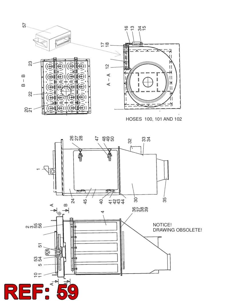 55082720 550 827 20 VALVE ASSEMBLY - Sandvik Technical Drawing