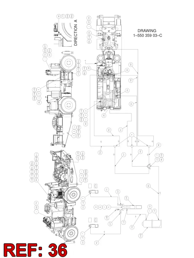 55082722 550 827 22 FIXING CLIP - Sandvik Technical Drawing
