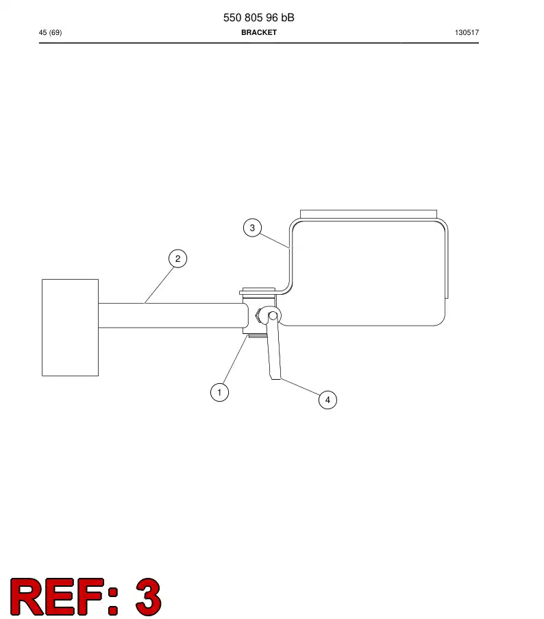 55083467 550 834 67 Housing - Sandvik Technical Drawing
