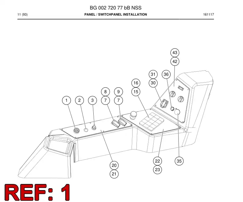 55083511a 550 835 11a Buzzer - Sandvik Technical Drawing