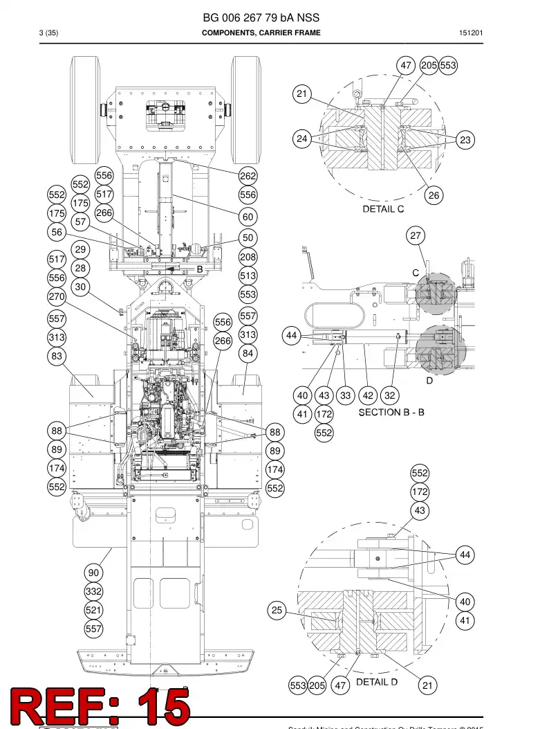 55083560b 550 835 60b Adapter - Sandvik Technical Drawing