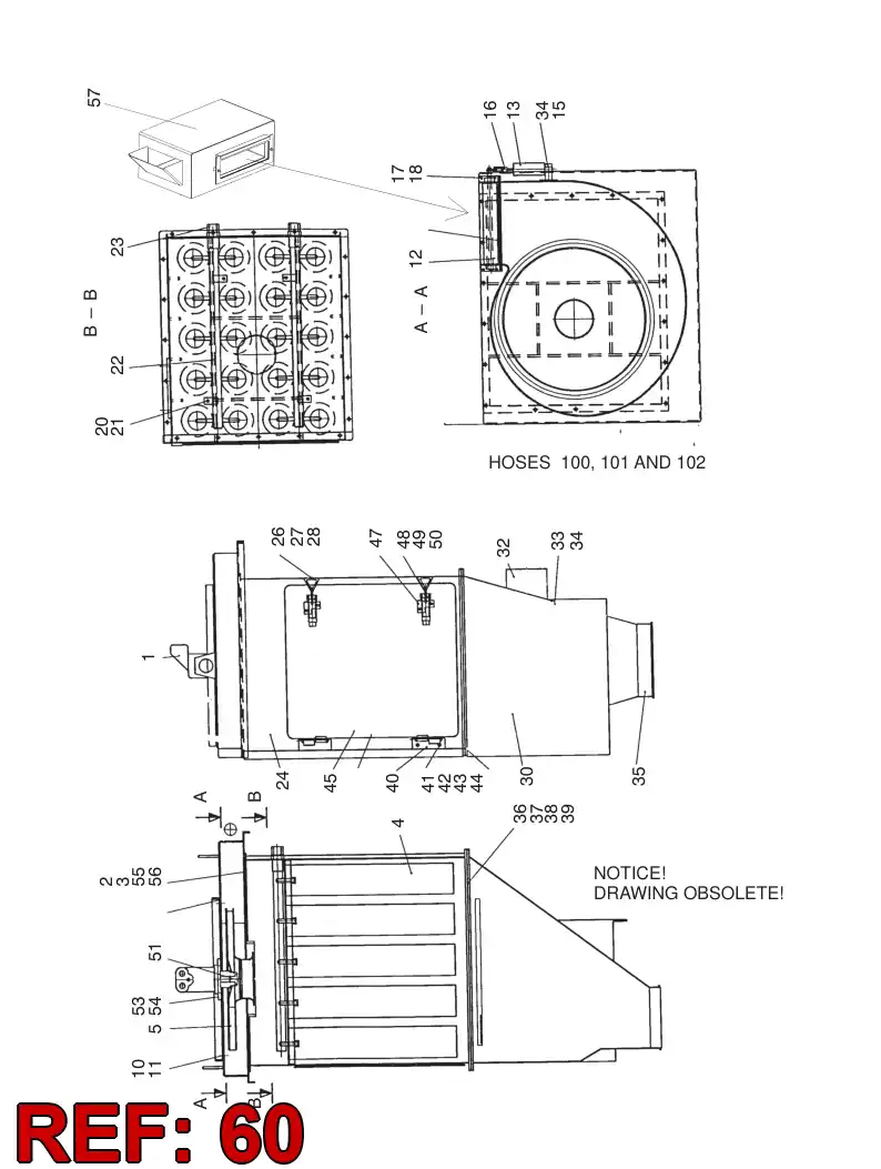 55083561 550 835 61 HYDRAULIC DIAGRAM - Sandvik Technical Drawing