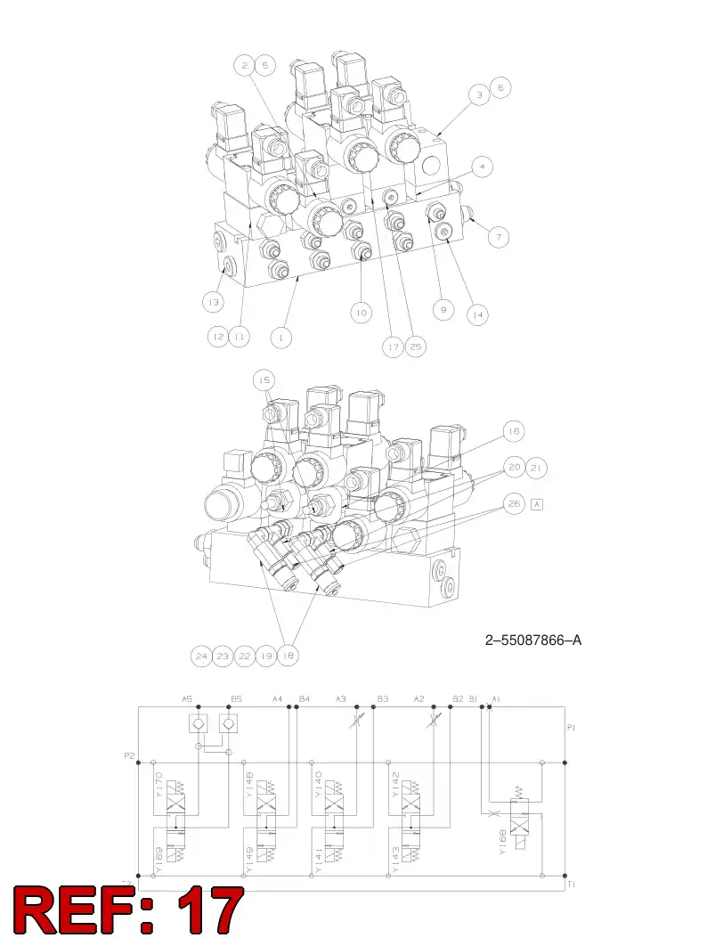 55083661 550 836 61 SECTION - Sandvik Technical Drawing