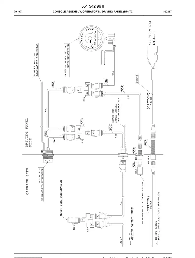 55083845 550 838 45 Plug, Cover - Sandvik Technical Drawing