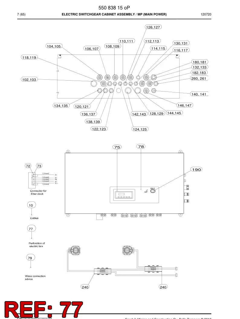 55083870 550 838 70 Dimensioning drawing - Sandvik Technical Drawing
