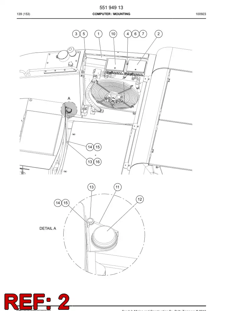 55084050b 550 840 50b Computer - Sandvik Technical Drawing
