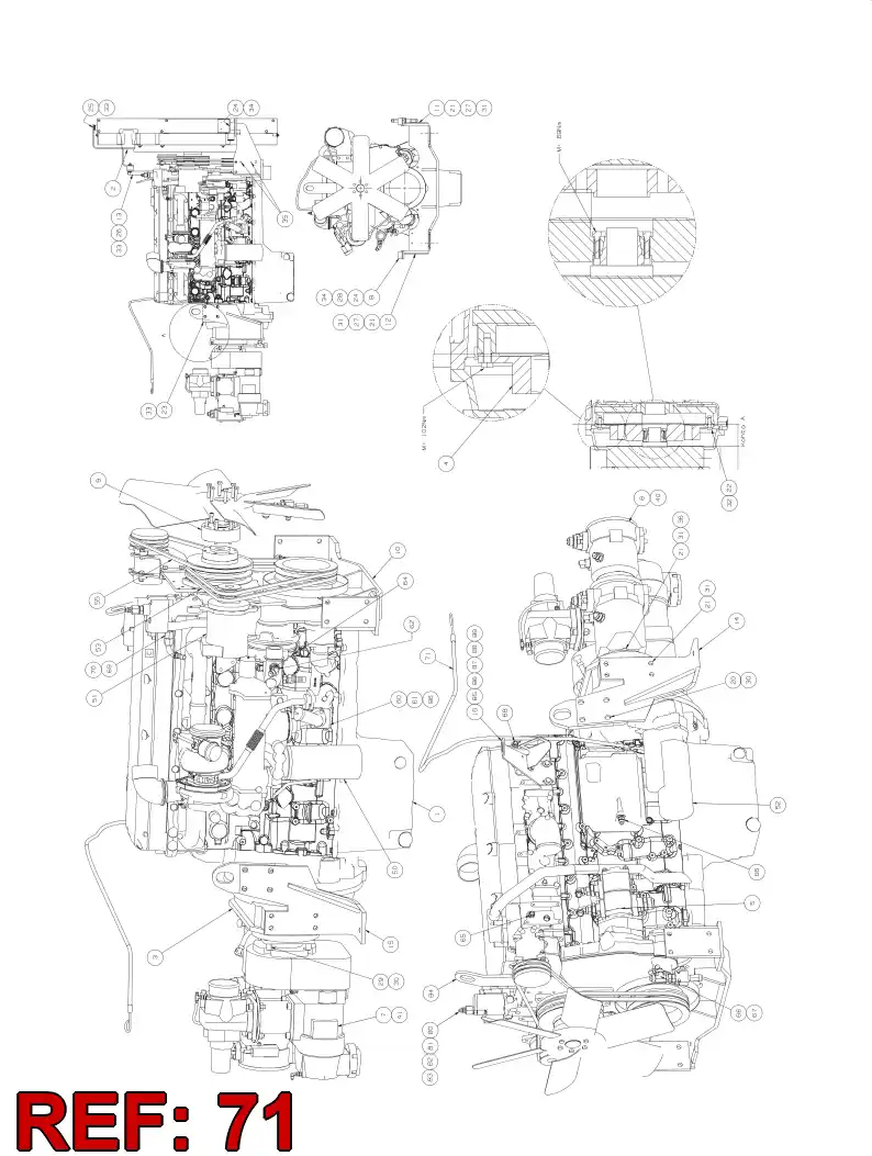 55084080 550 840 80 DIPSTICK - Sandvik Technical Drawing