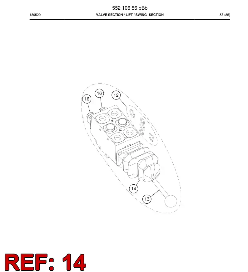 55084200 550 842 00 Seal Kit - Sandvik Technical Drawing