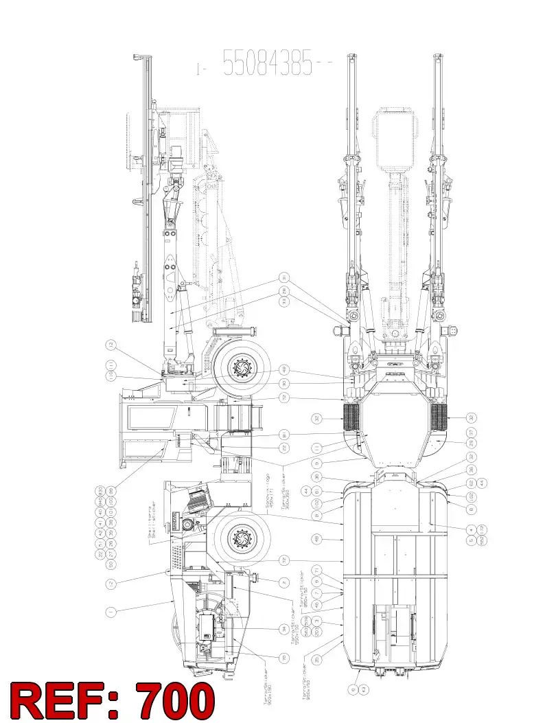 55084324 550 843 24 TRANSPORTATION DRAWING - Sandvik Technical Drawing