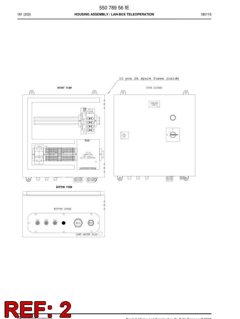 55084340 550 843 40 SEAL - Sandvik Technical Drawing