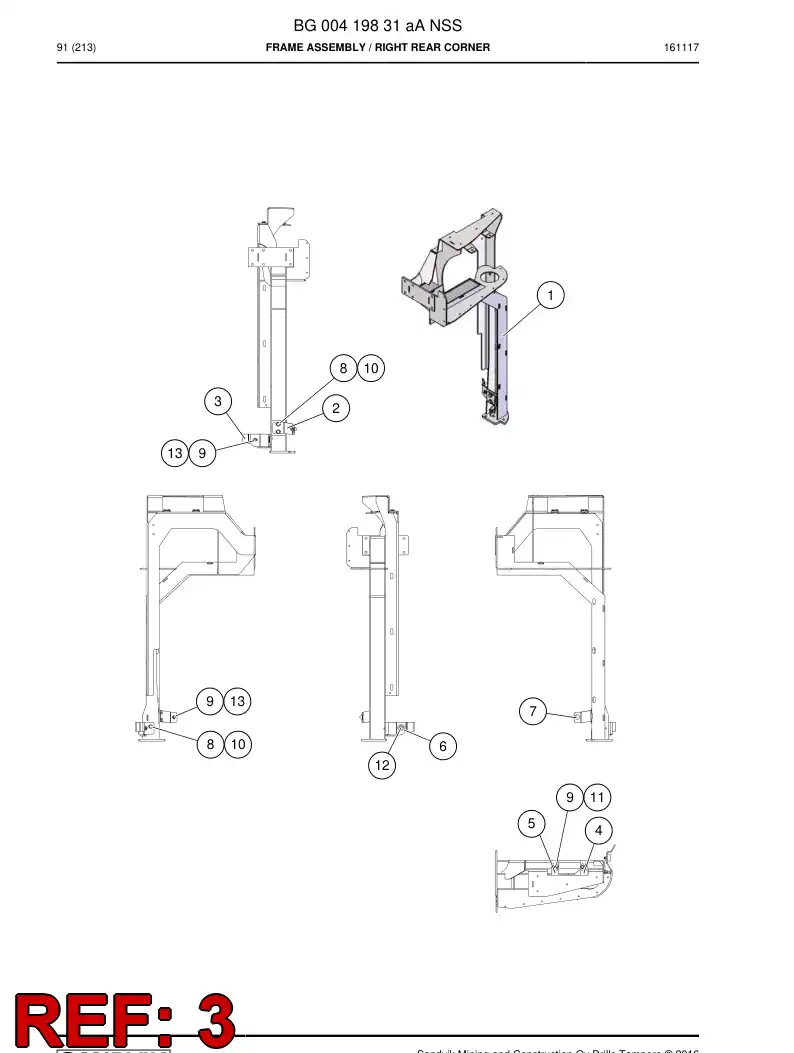55084492a 550 844 92a Holder - Sandvik Technical Drawing