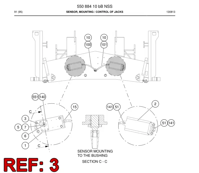 55084754a 550 847 54a Plate - Sandvik Technical Drawing