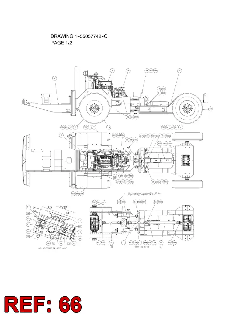 55084794 550 847 94 SUPPORTING BLOCK - Sandvik Technical Drawing