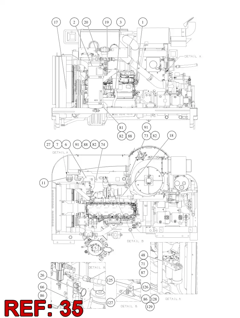 550 848 97 Supporting block - drawing