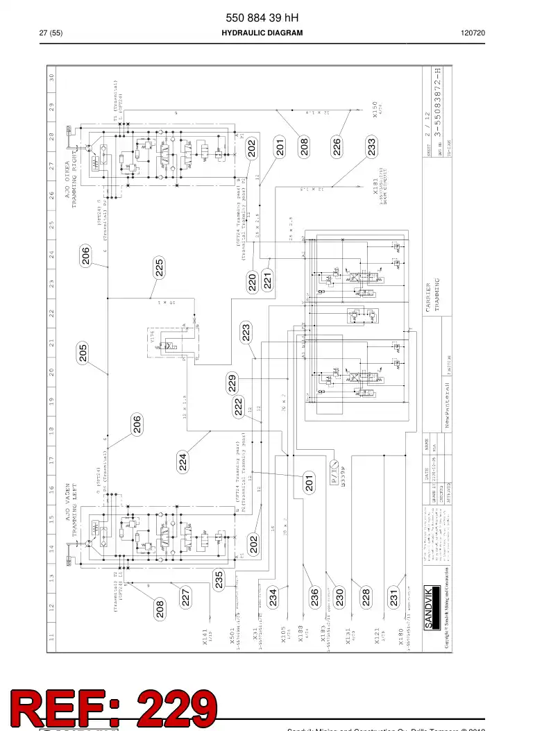 55084954 550 849 54 Pipe - Sandvik Technical Drawing