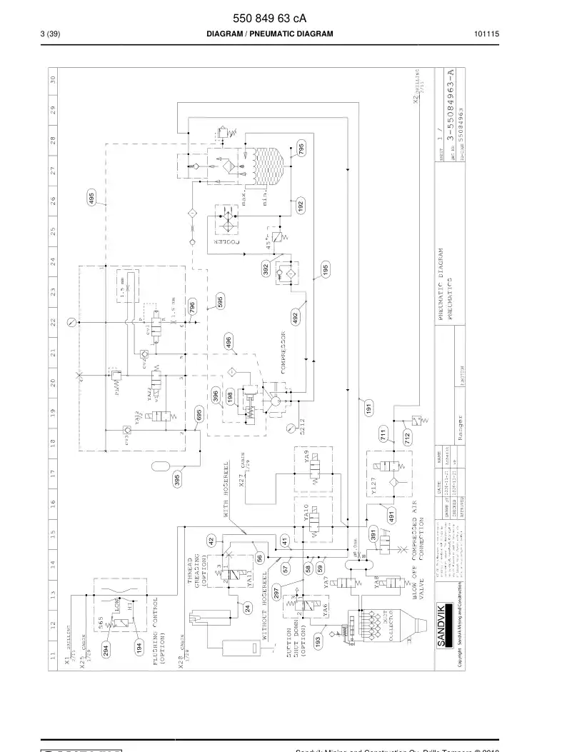 55084963b 550 849 63b DIAGRAM - Sandvik Technical Drawing