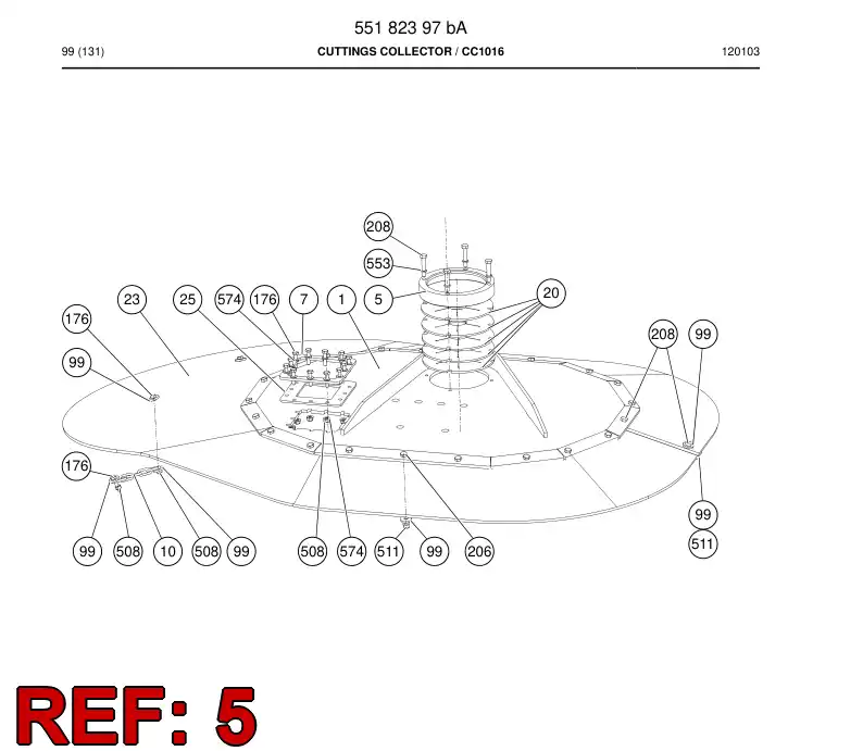 55084966 550 849 66 Ring - Sandvik Technical Drawing