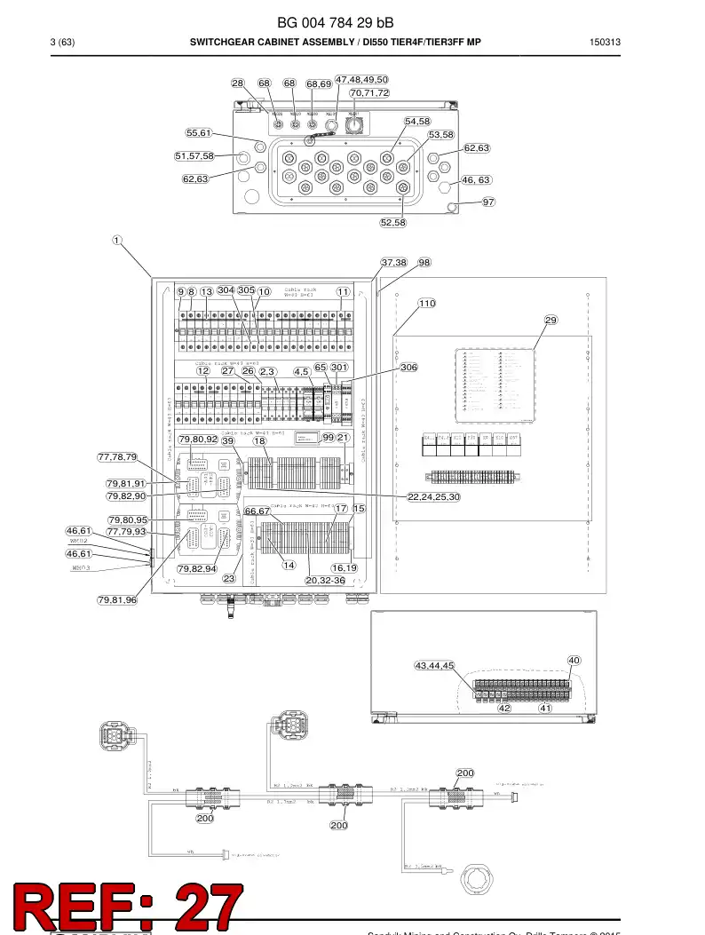 55084988b 550 849 88b Circuit Breaker - Sandvik Technical Drawing