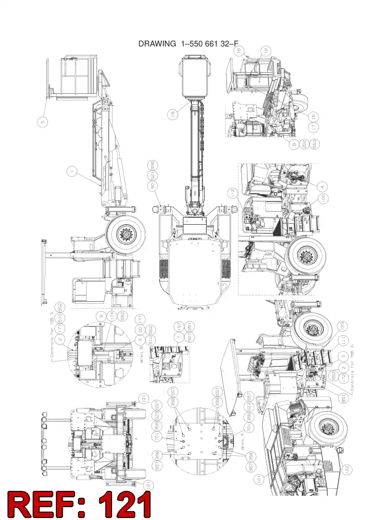 55085140 550 851 40 Decal - Sandvik Technical Drawing