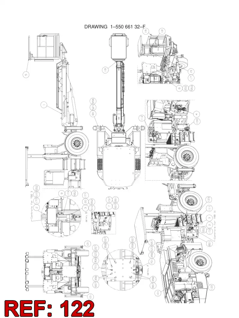 55085141 550 851 41 Decal - Sandvik Technical Drawing