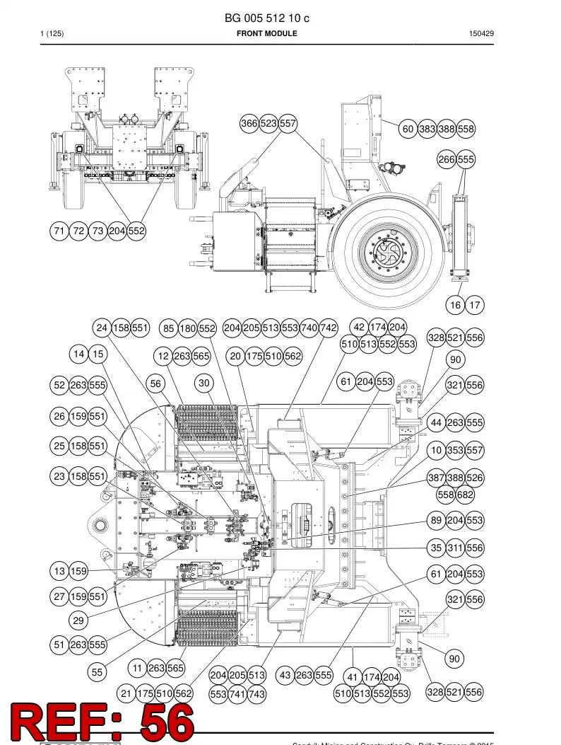 55085268c 550 852 68c Stair - Sandvik Technical Drawing