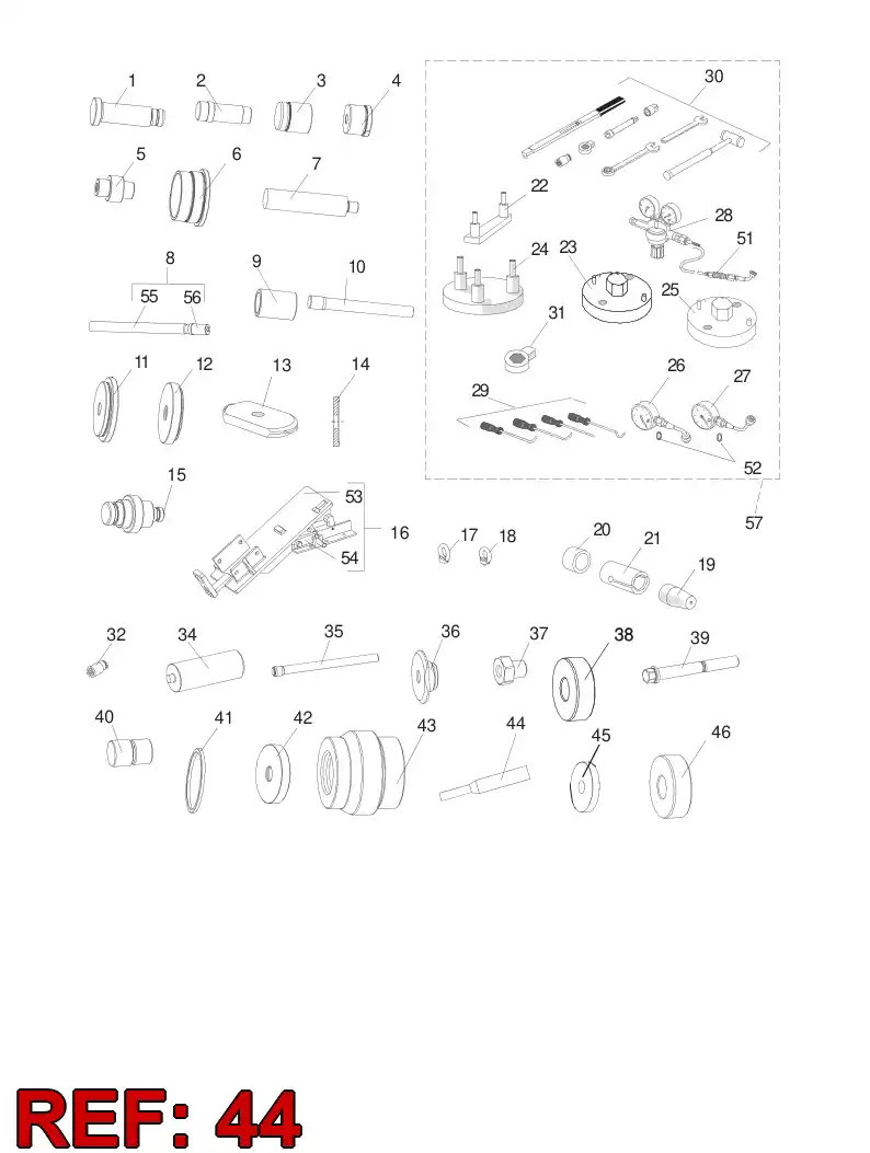 55085513 550 855 13 PUNCH - Sandvik Technical Drawing