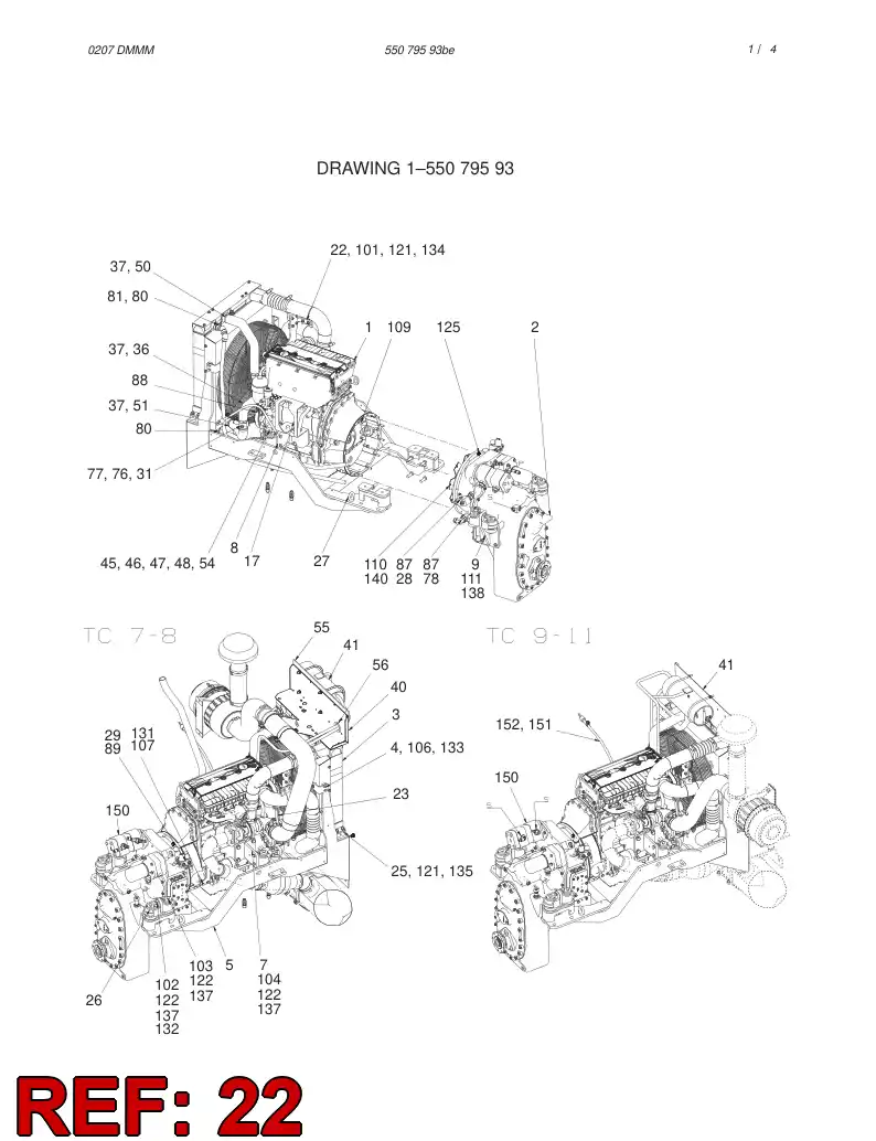 55085591 550 855 91 MOUNTING PLATE - Sandvik Technical Drawing