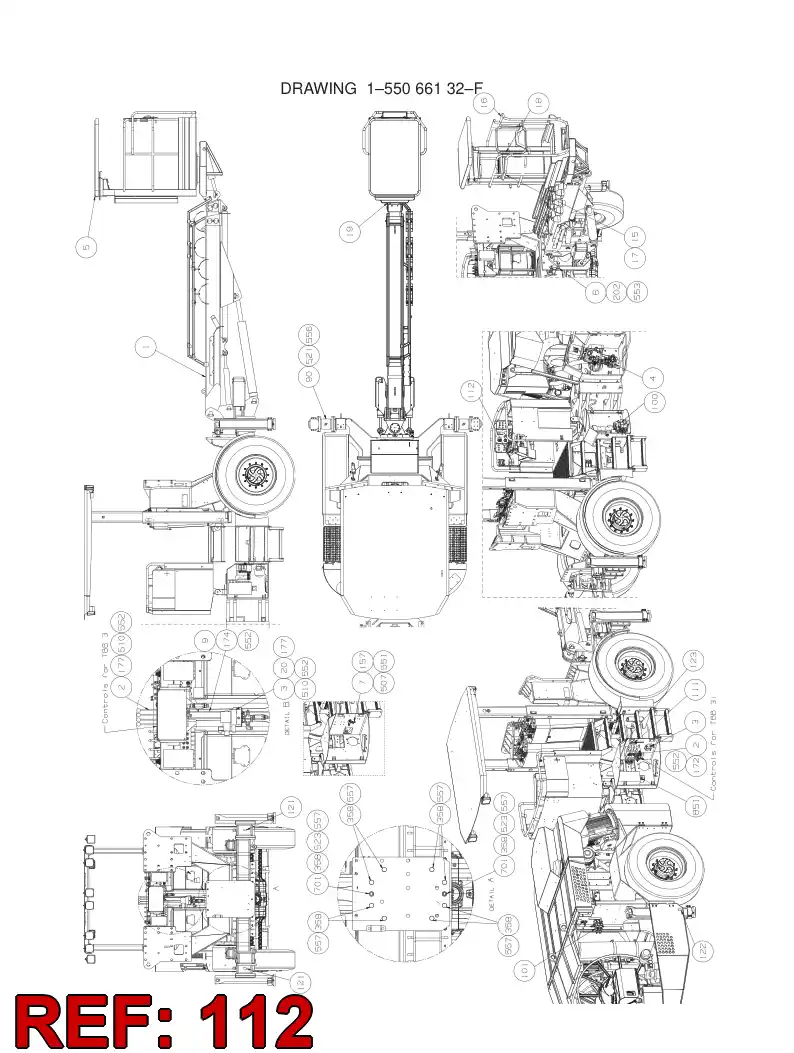 55085604 550 856 04 Enclosure, Plastic - Sandvik Technical Drawing