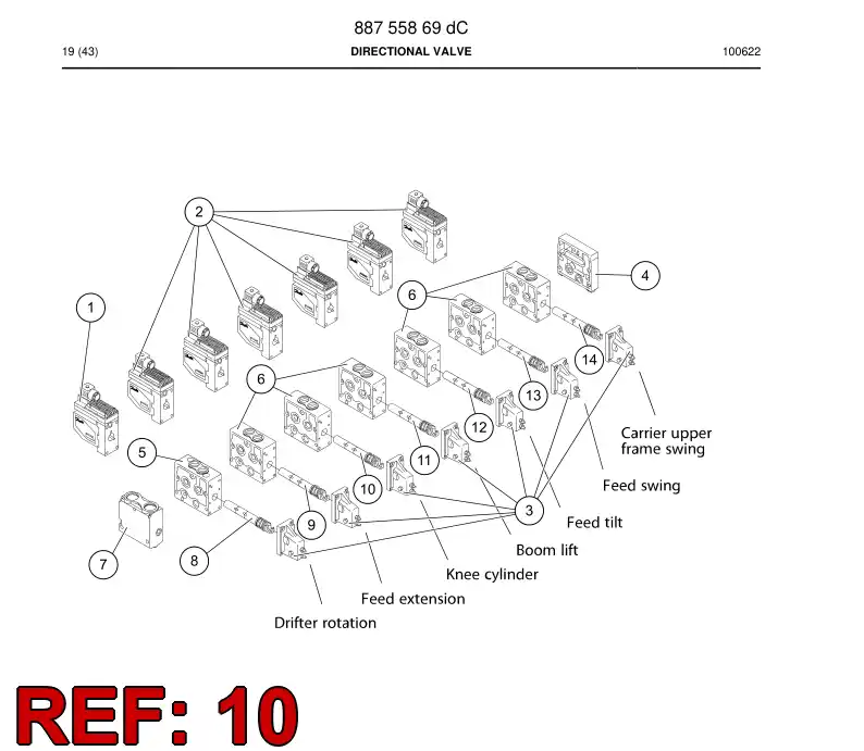 55085702 550 857 02 Spool - Sandvik Technical Drawing