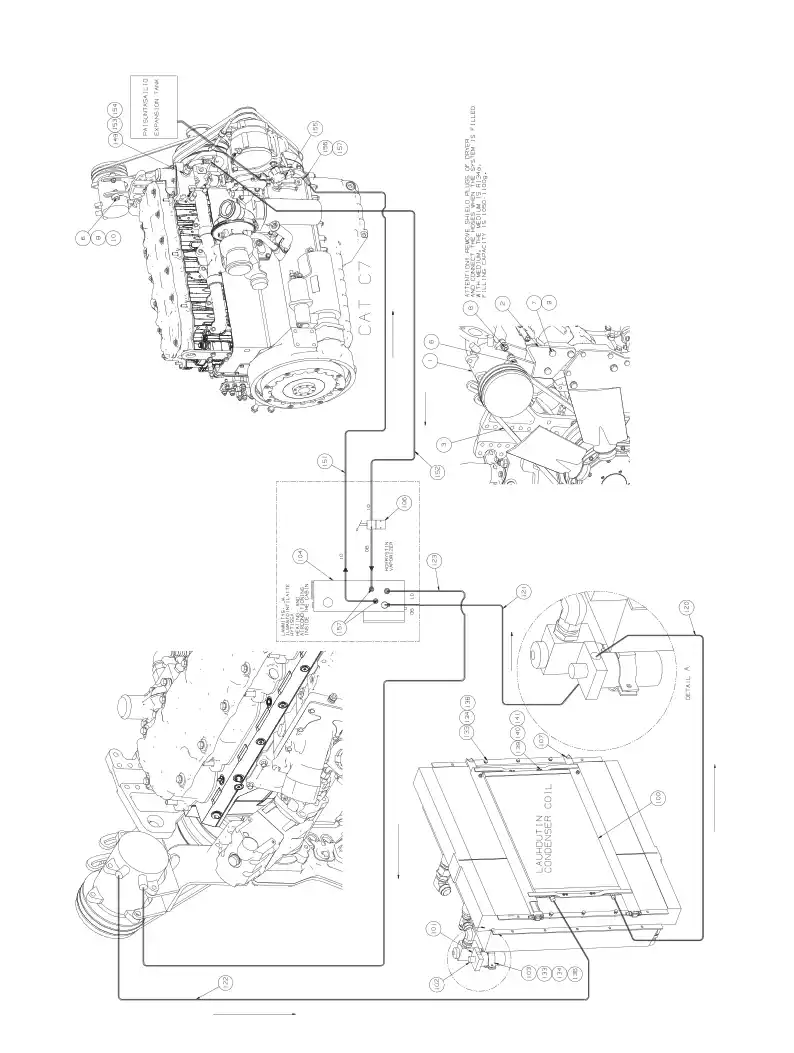 55085976cA 550 859 76cA AIR CONDITIONING ASSEMBLY - Sandvik Technical Drawing