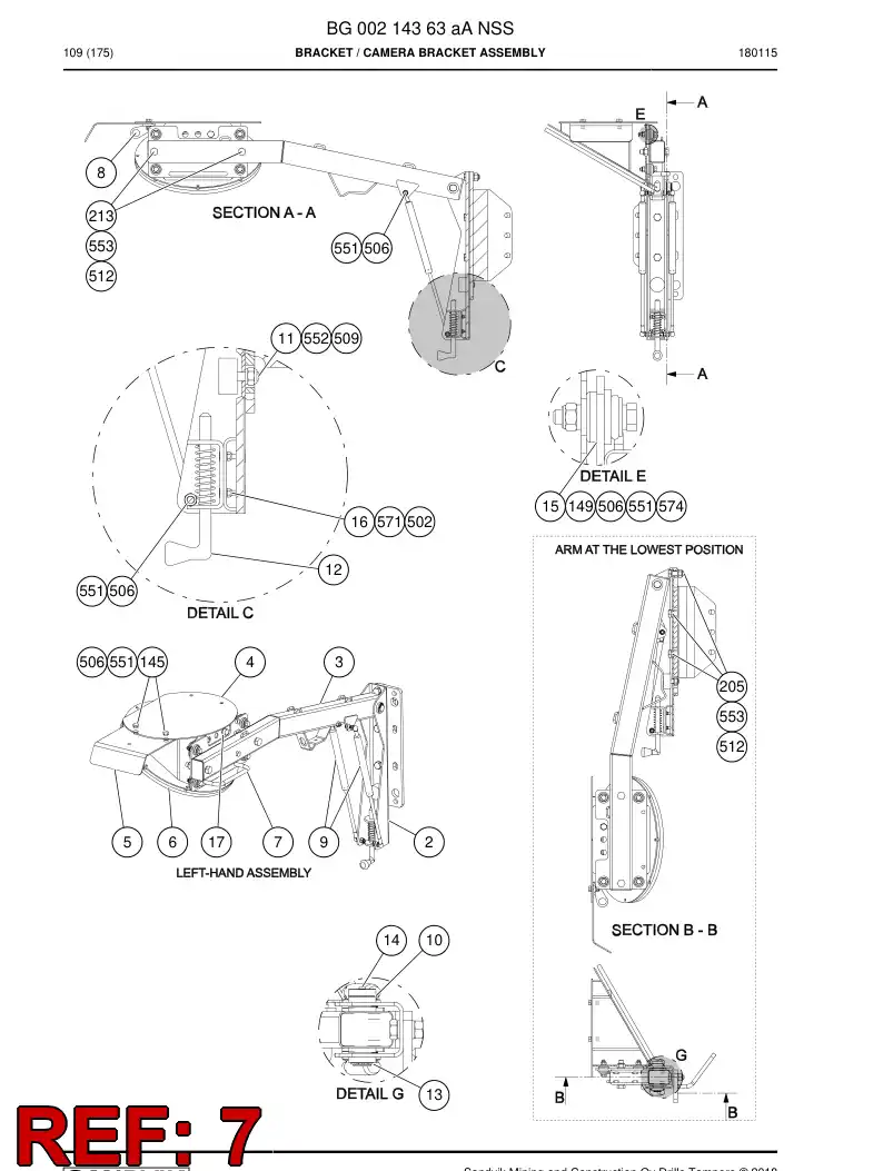 55086056a 550 860 56a Plate - Sandvik Technical Drawing