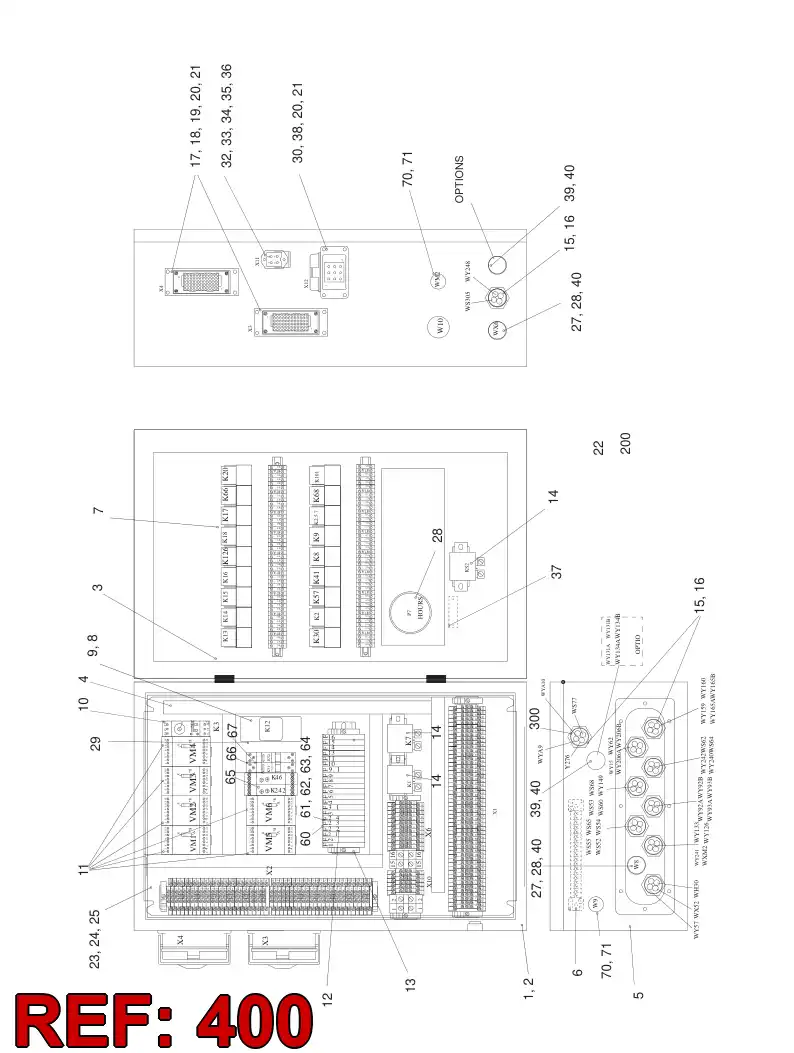 55086244 550 862 44 Mounting parts - Sandvik Technical Drawing