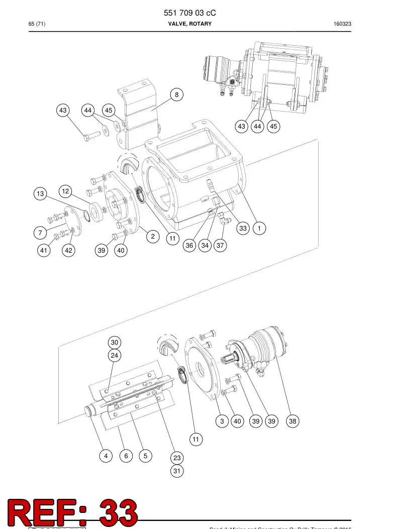 55086322 550 863 22 Nozzle - Sandvik Technical Drawing